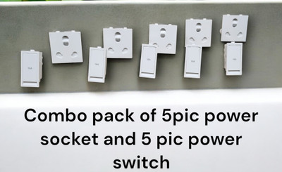 SARA modular power switch /16amp 5pin socket (10pic pack) 16 A Five Pin Socket