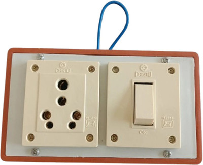 Omex 5 Pin Extension Board with Switch Socket 16AMP(Pack of 1) 16 A Five Pin Socket