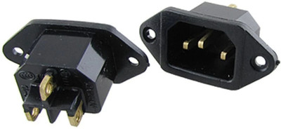 SAHU 10A-C14 Power Replacement Rice Cooker Socket Pin [ 2 PCS. ] Three Pin Socket 20 A Three Pin Socket