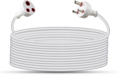 SUPER GEC 3 Pin PVC Male to Female | Expandable Electric Extension Volt 1100 10 A Three Pin Socket
