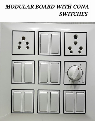 BAHUL Modular board NO 55 6 A Two Pin Socket