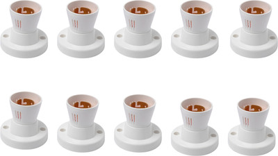TM&W Batten Holder Polypropylene Light Socket 2 A Two Pin Socket