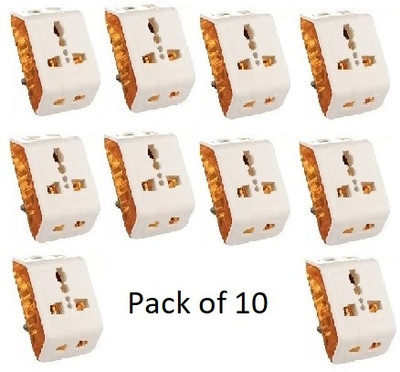 FLANKER electrical socket_FLN_SOCKET_OR_PO10 6 A Three Pin Socket