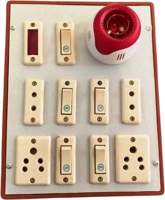 CRISTO 4 Socket 5 Switch, 1 indicator,1 Holder (2M wire) 6 A Three Pin Socket 6 A Two Pin Socket