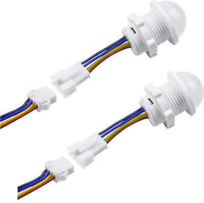 LOREM LR-SN01 (Non-adjustable) 40Sec (Input: 240V AC|Output: 40W) Auto On/Off Infrared 3 A Motion Sensor Electrical Switch(Pack of 2 Number of Switches - 2)