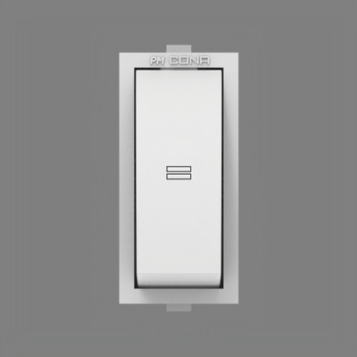PM Cona STATUS 9256 (2 Pcs) 6 A Two Way Electrical Switch(Pack of 2 Number of Switches - 2)