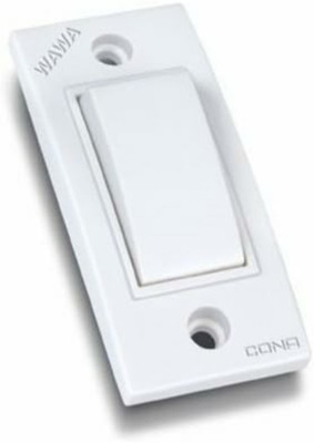CONA Non Modular Wawa Series 6 A One Way Electrical Switch(Pack of 10 Number of Switches - 10)