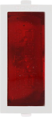 PM Cona STATUS (9326) NEON INDICATOR 6 A One Way Electrical Switch(Pack of 10 Number of Switches - 10)