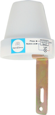 Pete'sDynamics Auto Day & Night ON/OFF Photocell LDR sensor switch(10Amp) 10 A One Way Electrical Switch(Pack of 1 Number of Switches - 1)