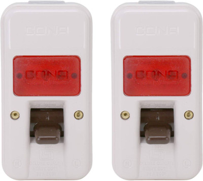 PM Cona Surface DP Switch 32A (Dx-2406), 32 A One Way Electrical Switch(Pack of 2 Number of Switches - 2)
