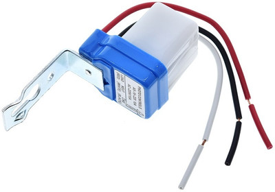 Divinext 220 V Auto Day/Night Lamp On & Off Photocell LDR Sensor Light Switch Controller 10 A One Way Electrical Switch(Pack of 1 Number of Switches - 1)