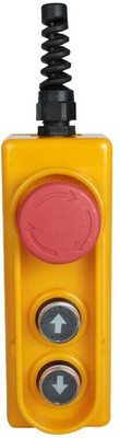MME Hoist Control Crane switch Hoist Push Button Switch with emergency push button 5 A Two Way Electrical Switch(Pack of 1 Number of Switches - 2)