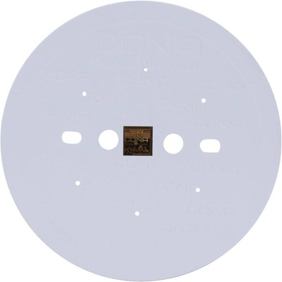 PM Cona ROUND SURFACE PLATE 6 INCH (1956), Pack of 10 Wall Plate(White)