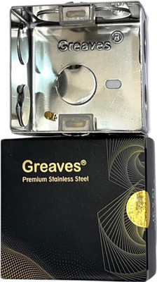 greaves Modular Flush Box 2M Wall Plate(Steel)