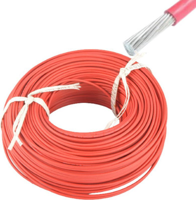 DRUMSTONE Aluminium 2.5 sq/mm Red 50 m Wire(Red)