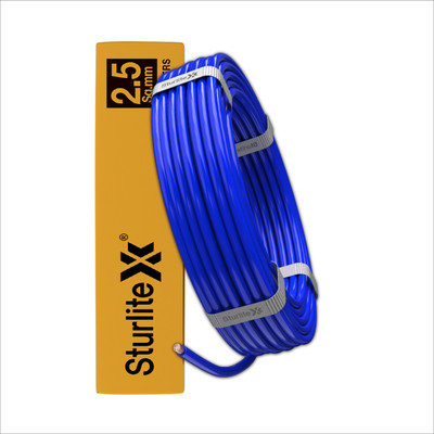 Sturlite PVC 2.5 sq/mm Blue 90 m Wire(Blue)