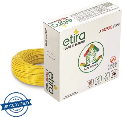 Polycab Etira 0.75 sq/mm Yellow 90 m Wire(Yellow)