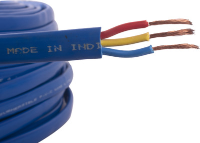 ELSON 1.5 sqmm |3 CORE |Submersible Cable for Submersible Pump/Borewell 1.5 sq/mm Blue 45 m Wire(Blue)