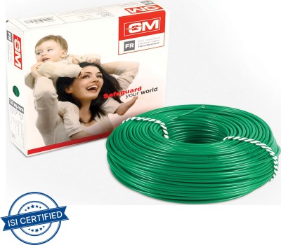 GM FR PVC 2.5 sq/mm Green 45 m Wire(Green)