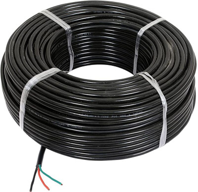 DRUMSTONE PVC 1.5 sq/mm Black 25 m Wire(Multicolor)
