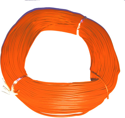 Steko 75 Meter (ORANGE) 14/36 PVC Copper 0.4mm DC Wire Multipurpose Use 0.4 sq/mm Orange 75 m Wire(ORANGE)