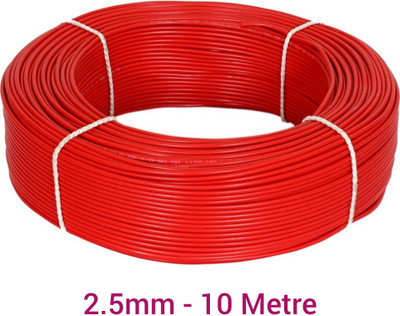 Illuminator FR PVC 2.5 sq/mm Red 10 m Wire(Red)