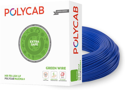 Polycab Maxima Plus 0.75 sq/mm Blue 90 m Wire(Blue)