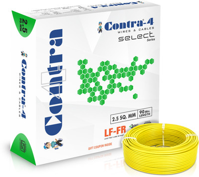 contra-4 SELECT SERIES LFFR 2.5 sq/mm Yellow 90 m Wire(YELLOW)