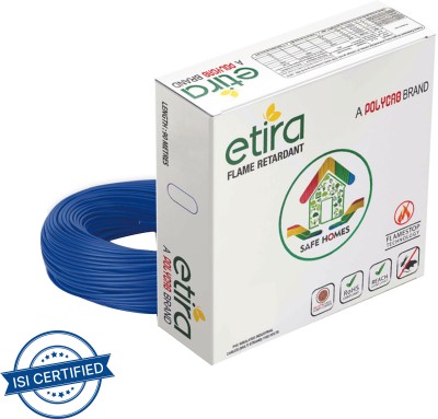 Polycab Etira 4 sq/mm Blue 90 m Wire(Blue)