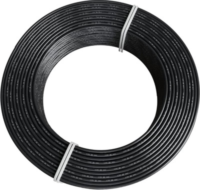 FINENLY Nly 1 mm black CCA COPPER wire 90 meter electrical wire 1 sq/mm Black 90 m Wire(Black)