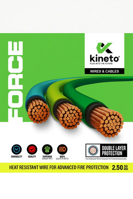 Kineto FR 0.75 sq/mm Blue, Black, Red, Yellow 90 ft. Wire(RYBB)