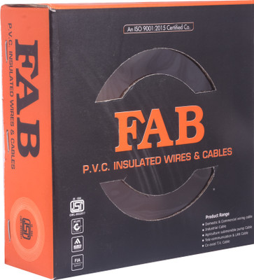 kripa FAB 1.5 MM EMPTY BOX FOR WIRE PACKING MATERIAL 1.5 sq/mm Black 1 m Wire(Black::RED)