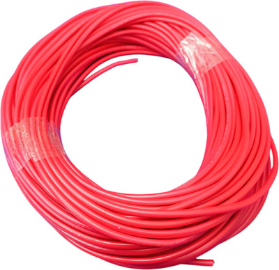 HYmech 1mm Copper 1 sq/mm Red 30 m Wire(Red)
