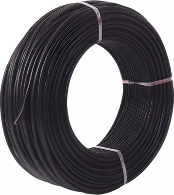 FINENLY Nly 1.5 sqmm Black PVC Copper Electrical wire 1.5 sq/mm Black 90 m Wire(Black)