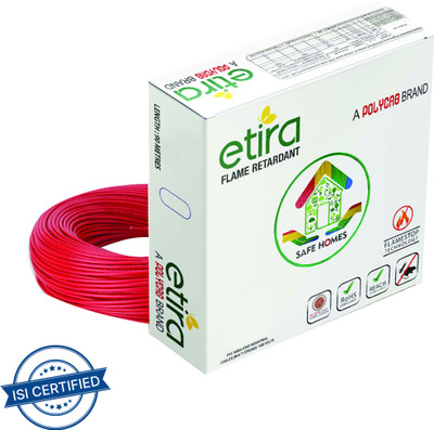 Polycab Etira 1.5 sq/mm Red 90 m Wire(Red)