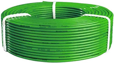 Anchor By Panasonic Penta PVC Insulated Industrial Cable 2.5 sq/mm Green 90 m Wire(Green)