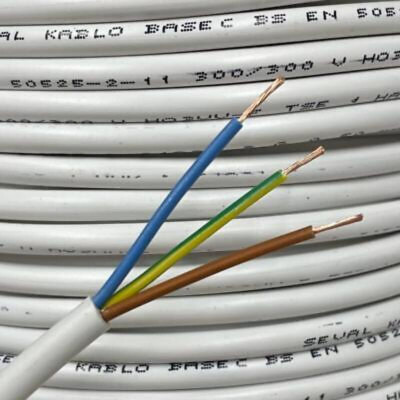 Rhobos PVC 1.5 sq/mm Black 5 m Wire(Multicolor)