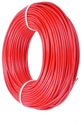 Lipzie PVC 2.5 sq/mm Red 2 m Wire(multicolor)