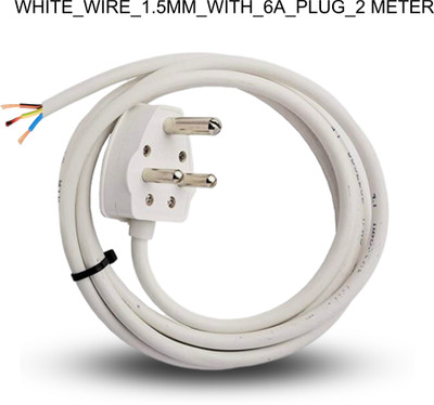Electro Factory PVC 1.5 sq/mm White 2 m Wire(White)