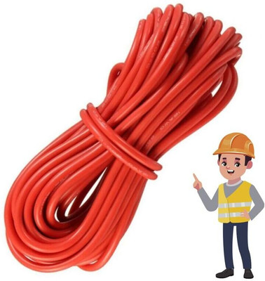 Rhobos NA 2.5 sq/mm Red 5 m Wire(Red)