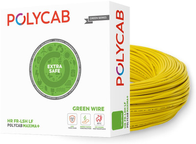 Polycab Maxima Plus 1 sq/mm Yellow 90 m Wire(Yellow)