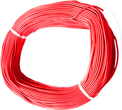 Wetrix PVC 0.4 sq/mm Red 75 m Wire(RED)
