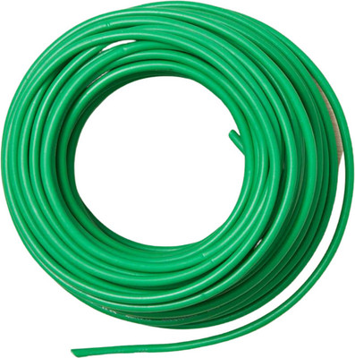 TechKing Copper 1 sq/mm Green 10 m Wire(Green)