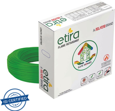 Polycab Etira 2.5 sq/mm Green 90 m Wire(Green)