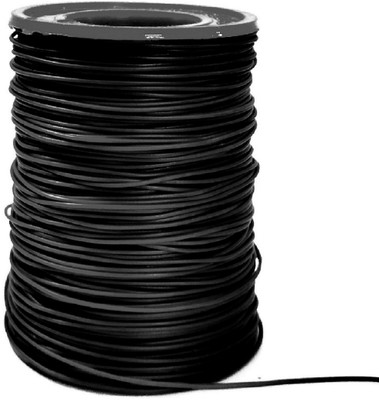 Wetrix PVC 0.2 sq/mm Black 90 m Wire(Black)