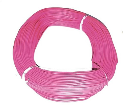 Wenray (78 Meters) 14/36 PVC Copper DC Wire PVC Insulated Outer Cable 0.4 sq/mm Pink 78 m Wire(pink)