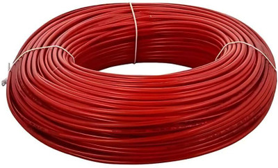 DRUMSTONE Aluminium 1 sq/mm Red 5 m Wire(Red)