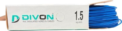 DIVON PVC 1.5 sq/mm Blue 90 m Wire(Blue)