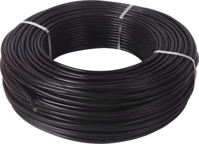FINENLY Nly 1.5 sqmm PVC Copper electrical wire 1.5 sq/mm Black 90 m Wire(Black)