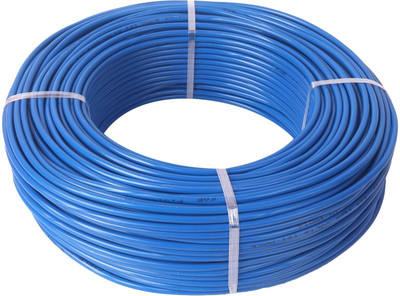 GrahLogy .75mm copper wire Unheated, PVC Insulated, Single Core Flexible 0.75 sq/mm Blue 90 m Wire(Blue)